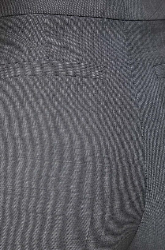 BOSS spodnie wełniane 50506958 szary
