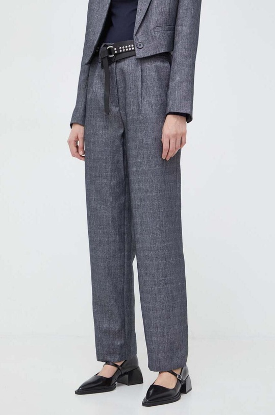 Παντελόνι Bruuns Bazaar BBW3658 γκρί SS24