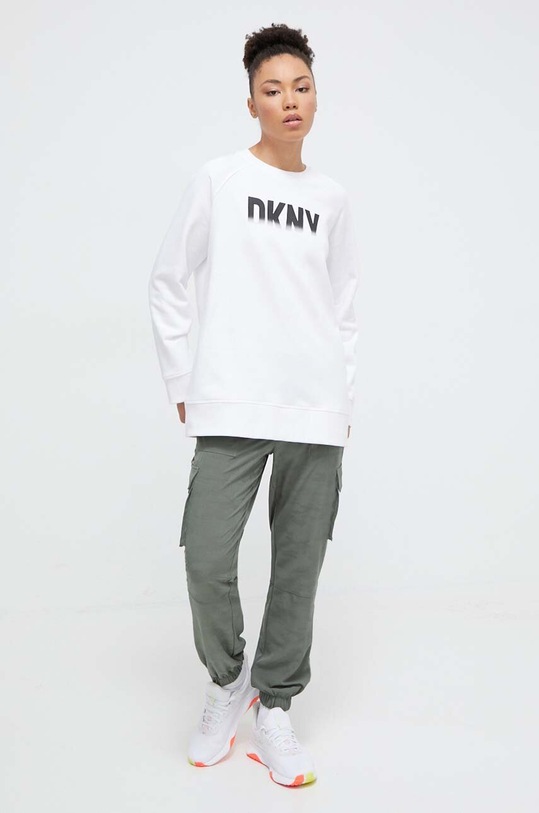 Dkny spodnie DP3P3383 zielony SS24