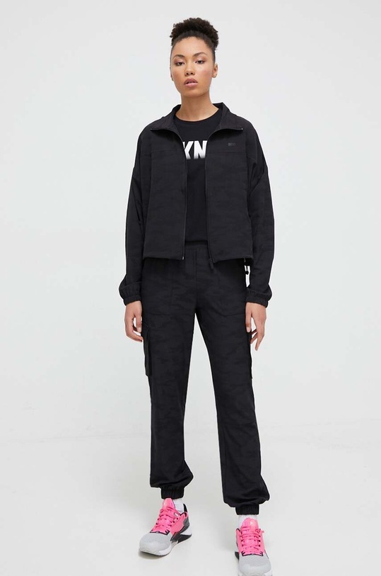 Dkny spodnie DP3P3383 czarny SS24