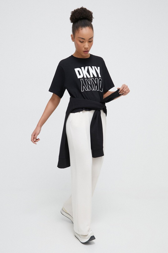 Tepláky Dkny pletenina béžová DP3P3339