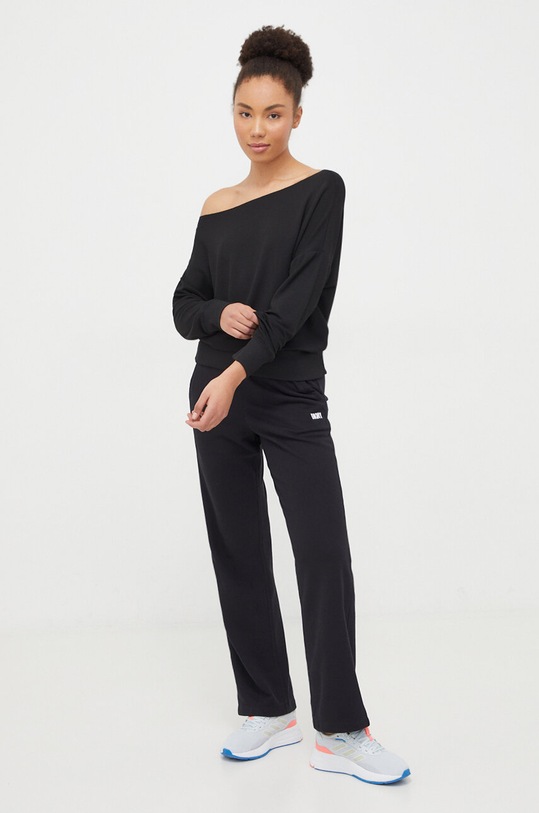 Dkny spodnie dresowe DP3P3406 czarny SS24