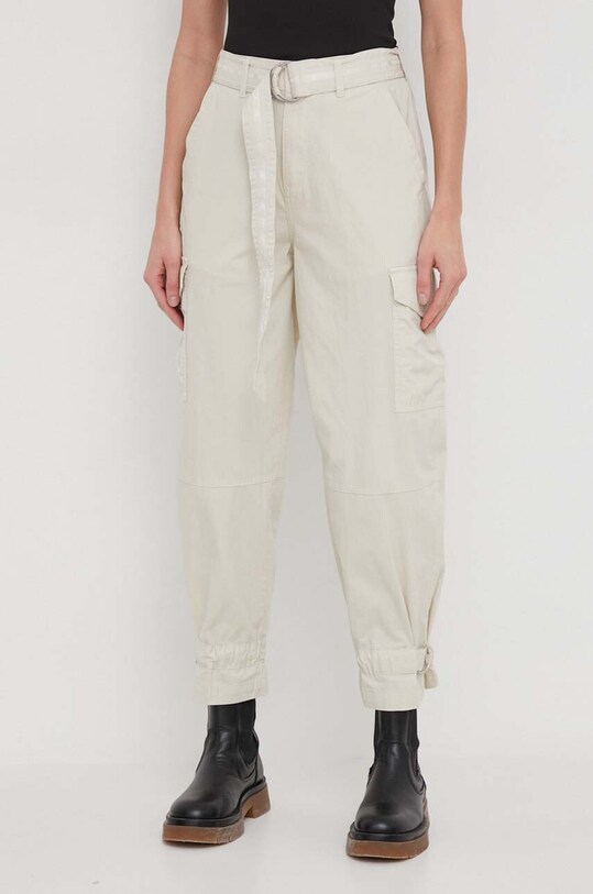 Штани Dkny з еластаном бежевий E3KK0VDZ