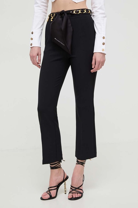 Elisabetta Franchi pantaloni drept negru PAT1641E2