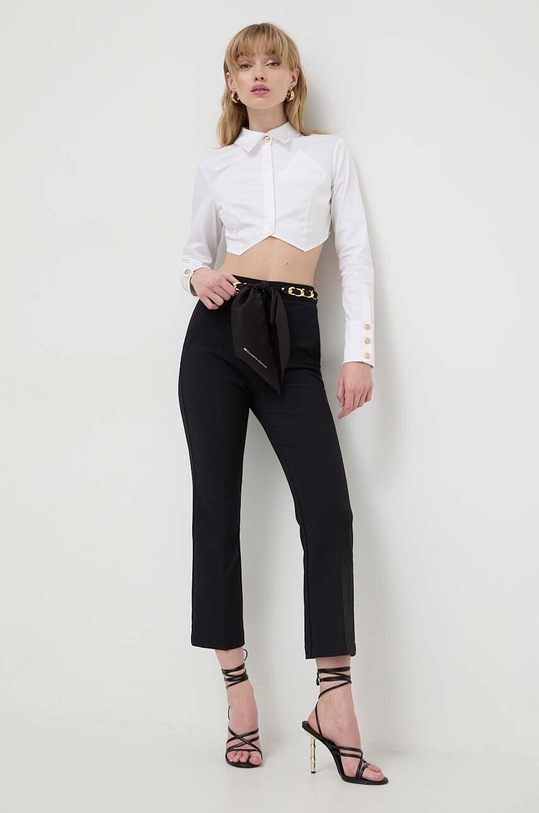Elisabetta Franchi pantaloni PAT1641E2 negru SS24