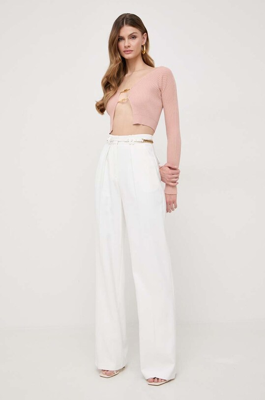Elisabetta Franchi pantaloni alta bianco PA00141E2