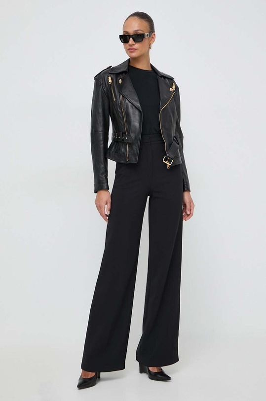 Elisabetta Franchi spodnie PA02141E2 czarny SS24