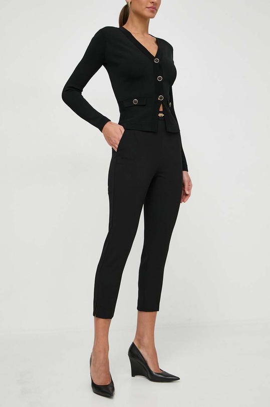 Elisabetta Franchi pantaloni panza negru PA02341E2