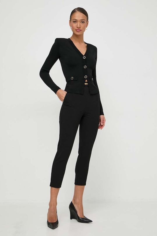 Elisabetta Franchi spodnie PA02341E2 czarny SS24