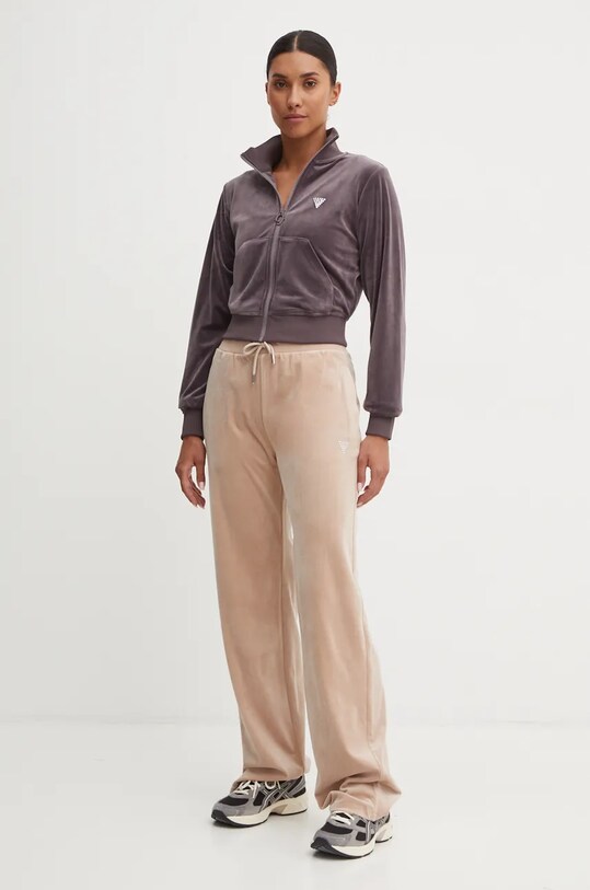 Guess melegítőnadrág COUTURE V3BB26.KBXI2 barna AW24