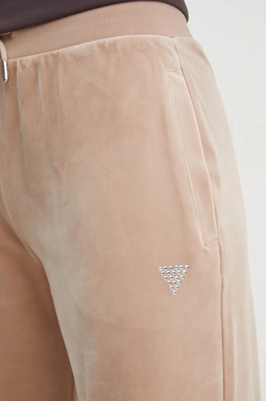 Спортивні штани Guess COUTURE коричневий V3BB26.KBXI2