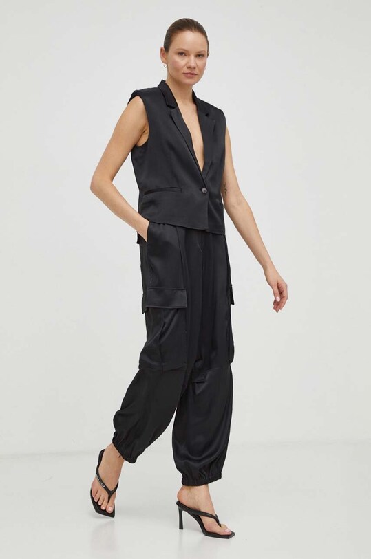 Herskind spodnie Edwin 4949985 czarny SS24
