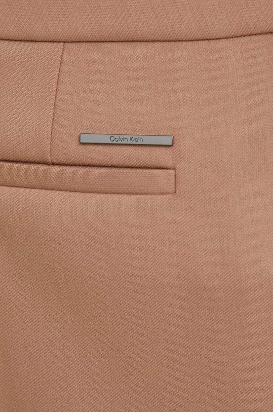 Kalhoty Calvin Klein béžová K20K206333