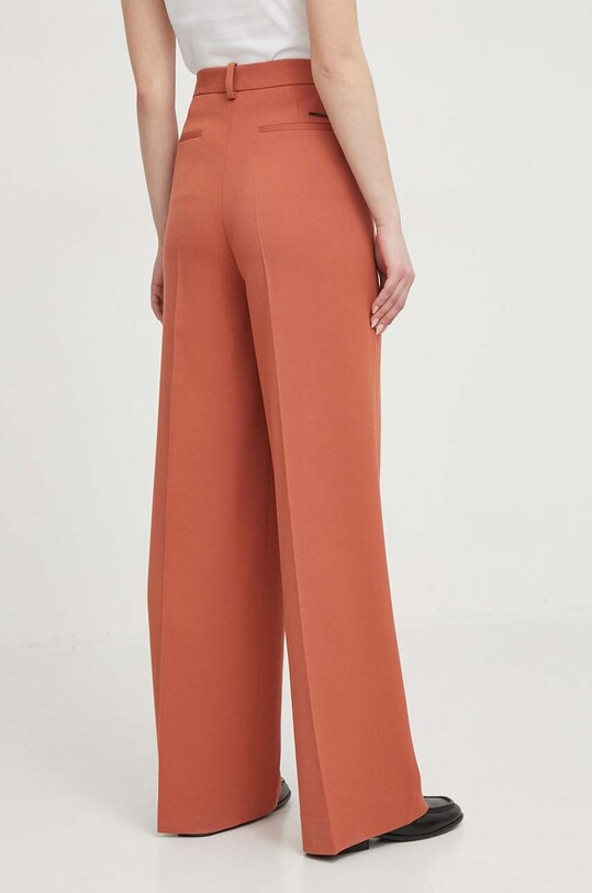 Oblečení Kalhoty s příměsí vlny Calvin Klein K20K206335 hnědá