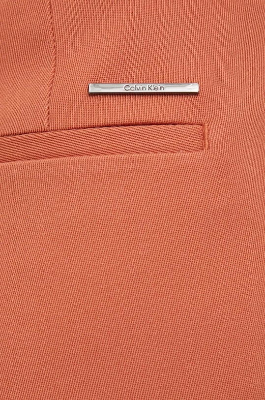 Calvin Klein pantaloni din lână maro K20K206335
