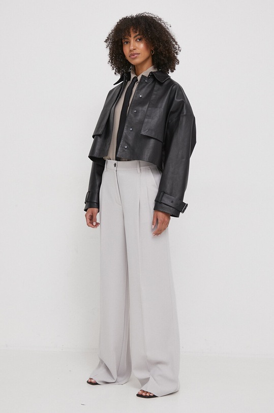 Calvin Klein spodnie K20K206774 szary SS24