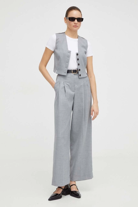 Брюки By Malene Birger Q72379004 серый SS24