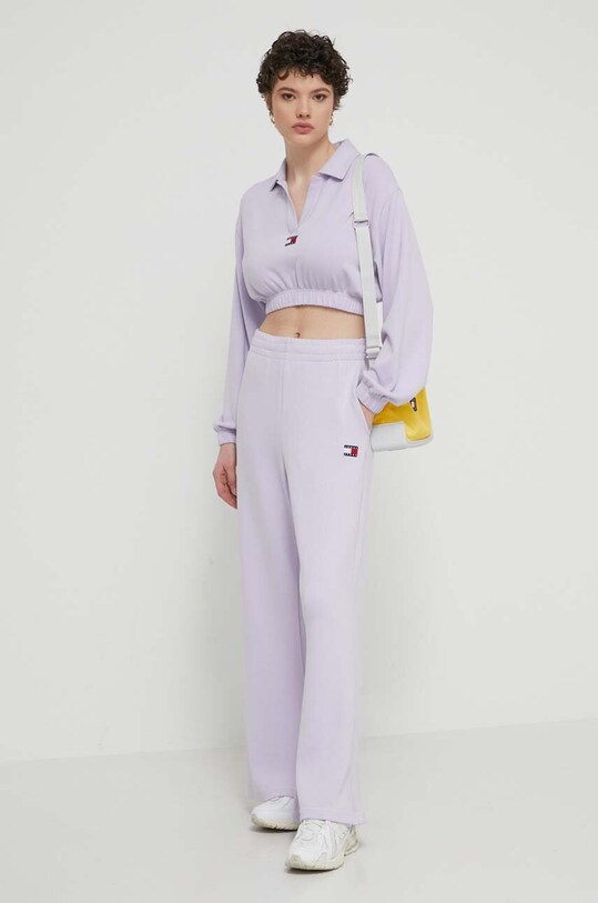 Спортивные штаны Tommy Jeans DW0DW17312 фиолетовой SS24