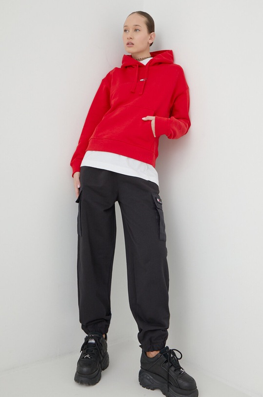 Tommy Jeans spodnie dresowe DW0DW17313 czarny SS24
