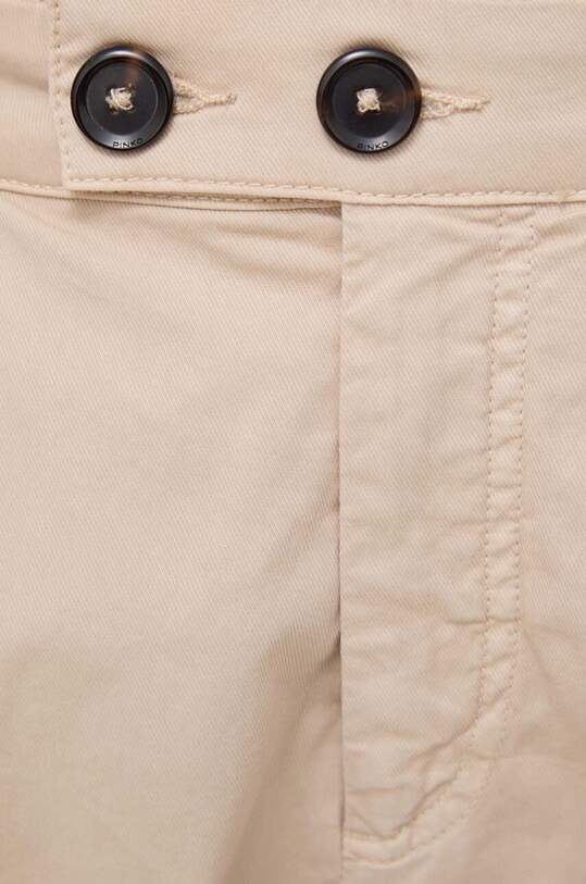 Παντελόνι Pinko 102947.A1M4 μπεζ