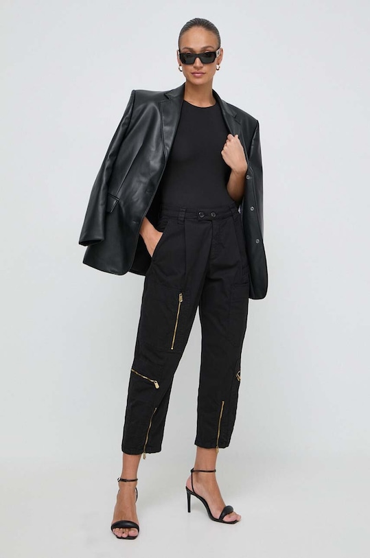 Pinko spodnie 102947.A1M4 czarny SS24