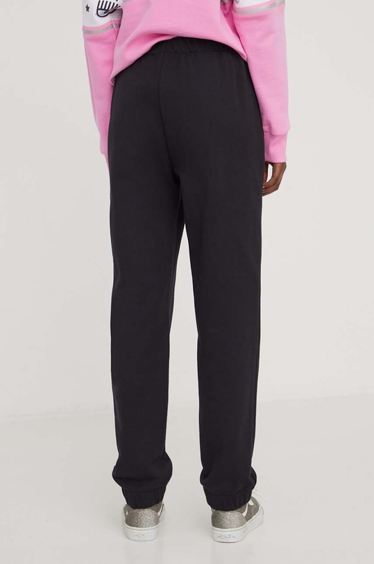 Îmbrăcăminte Chiara Ferragni pantaloni de trening din bumbac 76CBAC01 negru