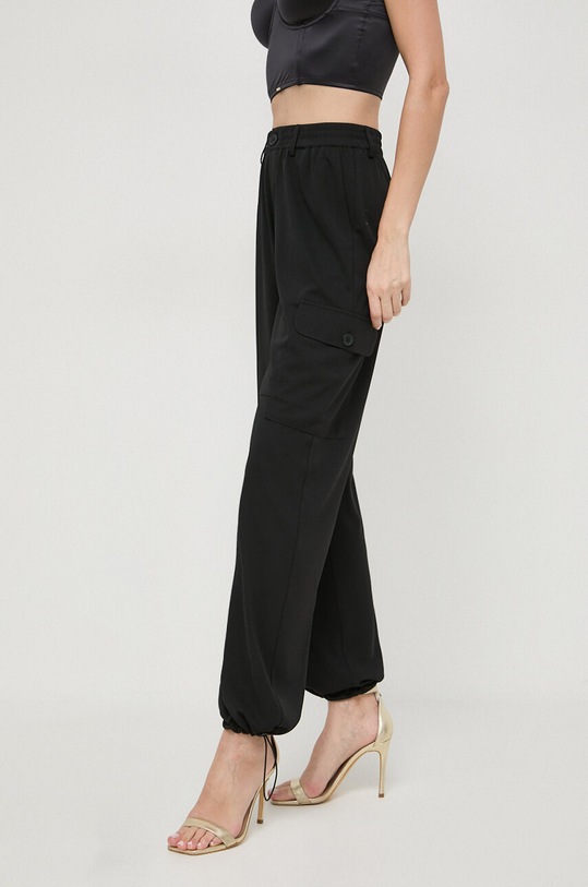 Twinset spodnie tkanina czarny 241TE2052