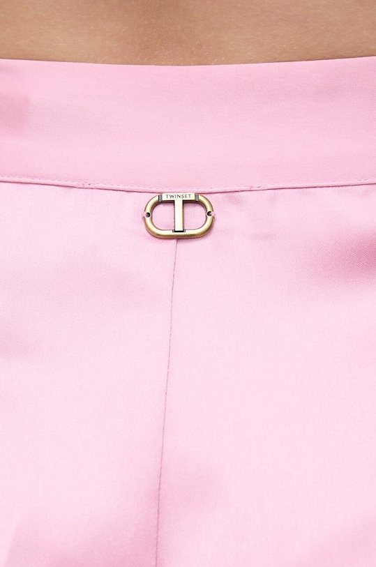 Nohavice Twinset ružová 241TE2081