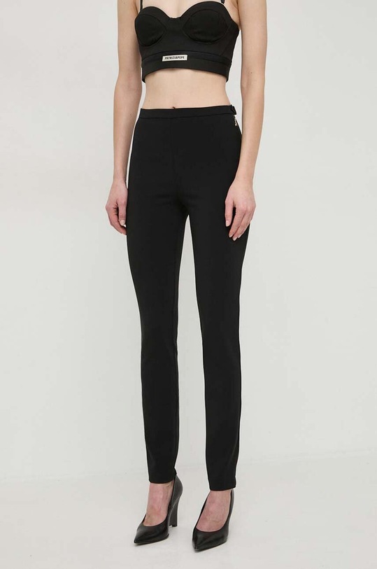 Kalhoty Patrizia Pepe high černá 8P0599.A6F5