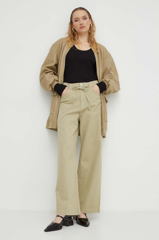 Day Birger et Mikkelsen pantaloni de bumbac DAY65242890 verde SS24