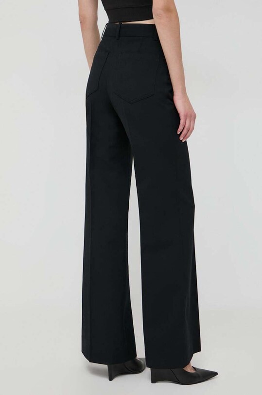 Îmbrăcăminte Victoria Beckham pantaloni din lână 1124WTR005115A negru