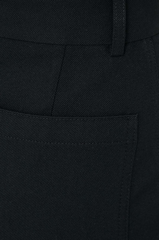 Παντελόνι από μείγμα μαλλιού Victoria Beckham μαύρο 1124WTR005115A