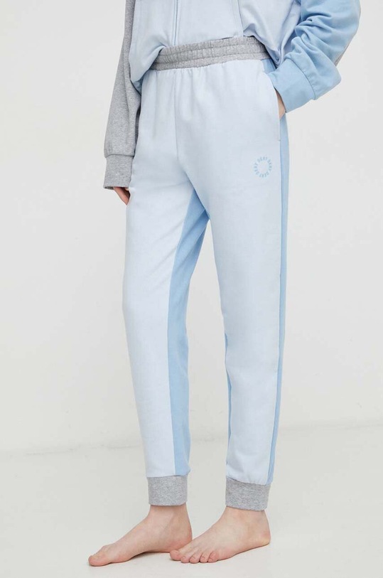 Dkny nadrág otthoni viseletre elasztánnal kék YI70002