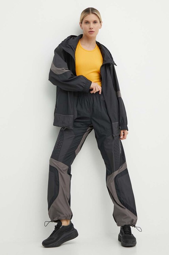 adidas by Stella McCartney spodnie treningowe czarny IN3621