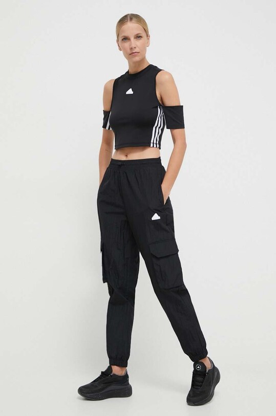 Tepláky adidas IQ4826 čierna SS24