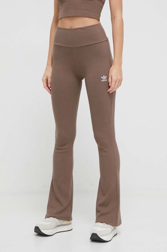 adidas Originals pantaloni a zampa marrone IR5945