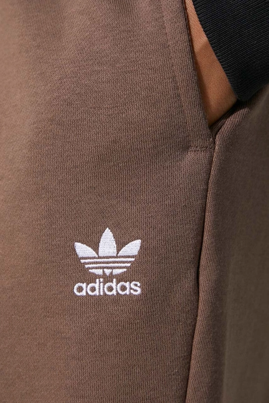 adidas Originals spodnie dresowe Essentials Fleece Joggers IR5974 brązowy