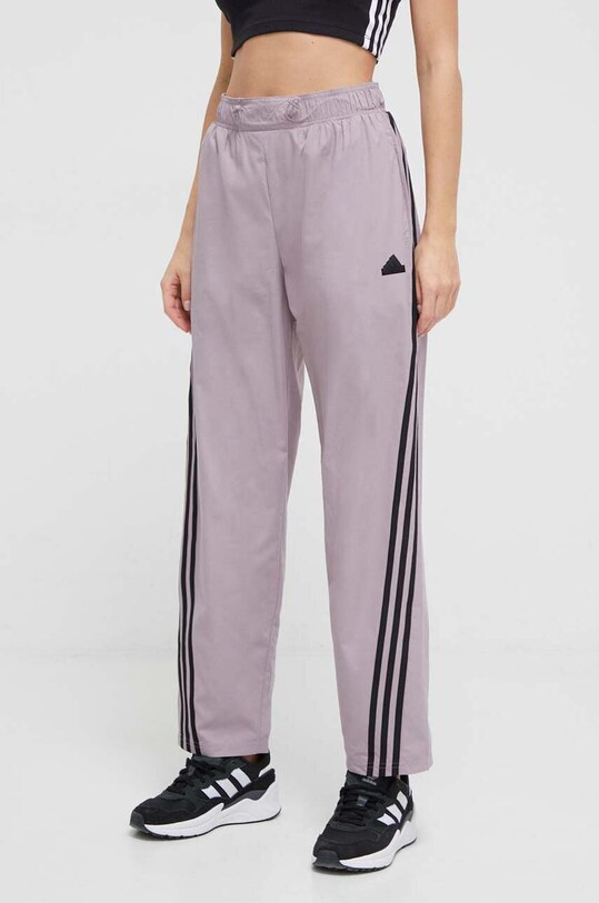 Панталон adidas текстил виолетов IS3655