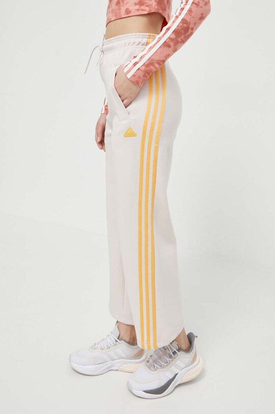 adidas spodnie dresowe dzianina różowy IS3664