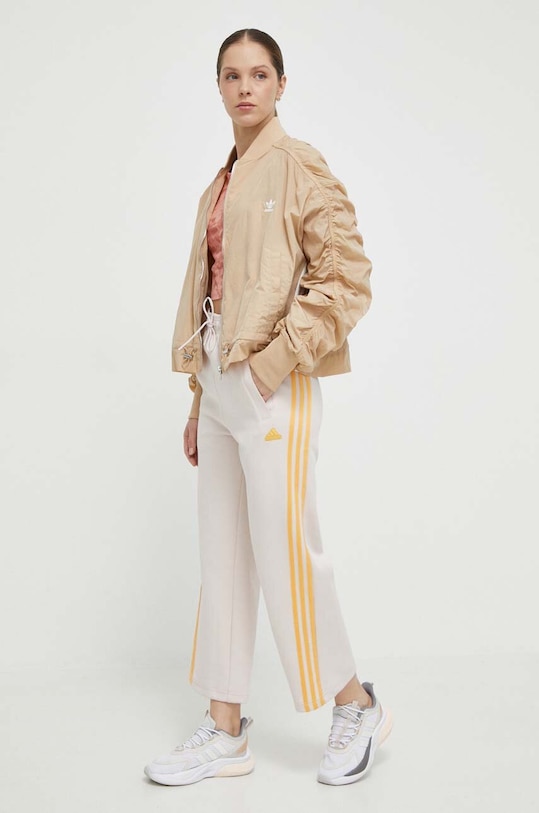 adidas pantaloni de trening IS3664 roz SS24