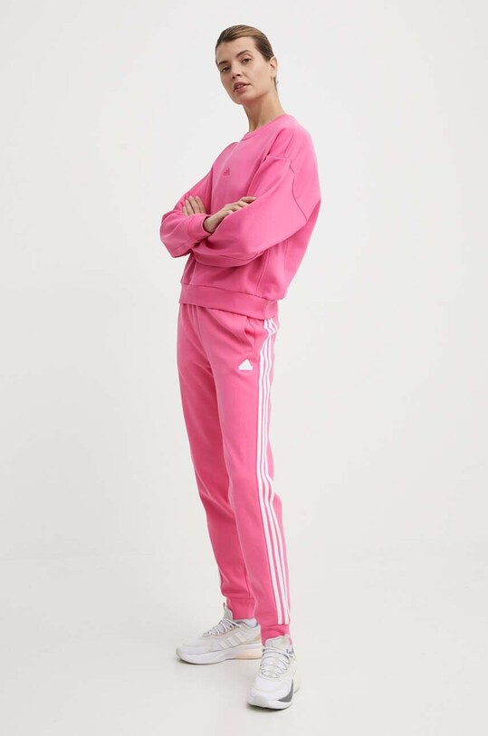 Спортивные штаны adidas аппликация розовый IS3942