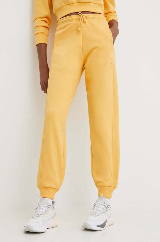 Odzież adidas spodnie dresowe IW1284 żółty