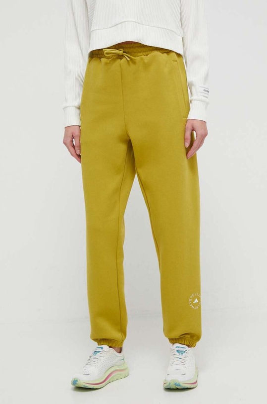 adidas by Stella McCartney pantaloni de trening uni verde IU0863