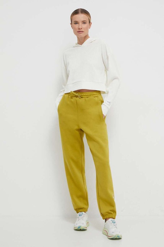 adidas by Stella McCartney pantaloni de trening IU0863 verde SS24