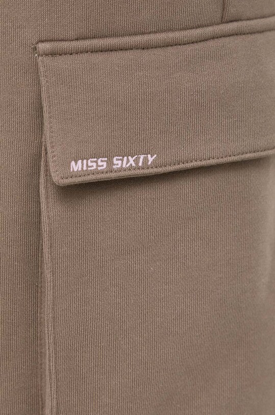 Бавовняні спортивні штани Miss Sixty коричневий 6T4PJ1330000