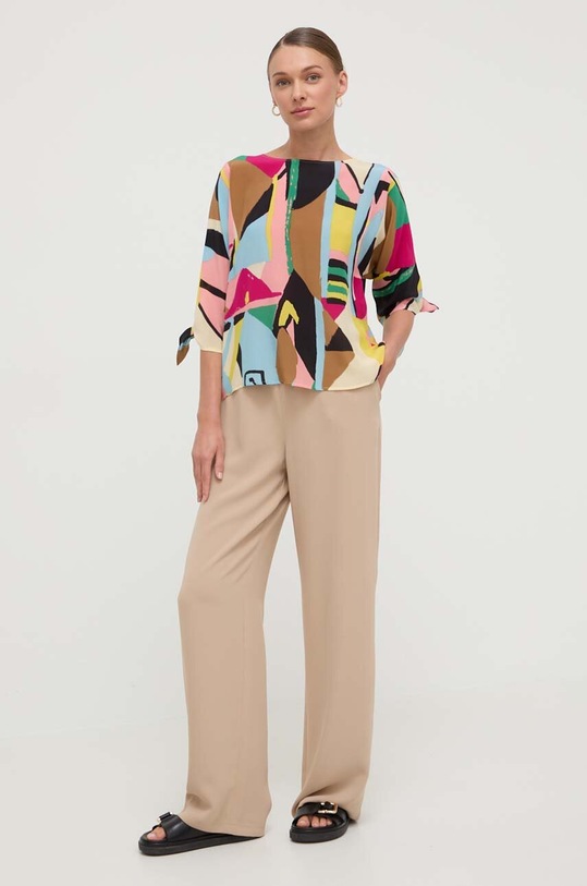 Luisa Spagnoli spodnie 541003. beżowy SS24