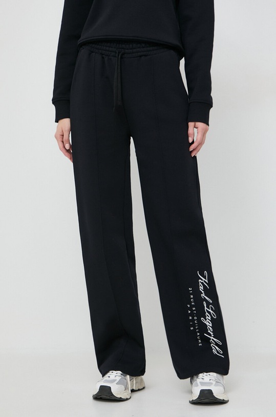 Îmbrăcăminte Karl Lagerfeld pantaloni de trening 240W2171 negru
