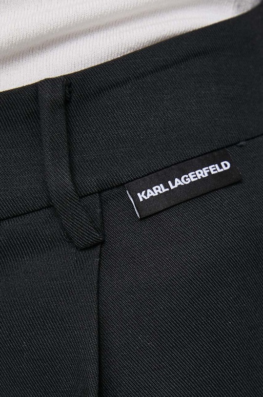 Karl Lagerfeld spodnie czarny 240W1001