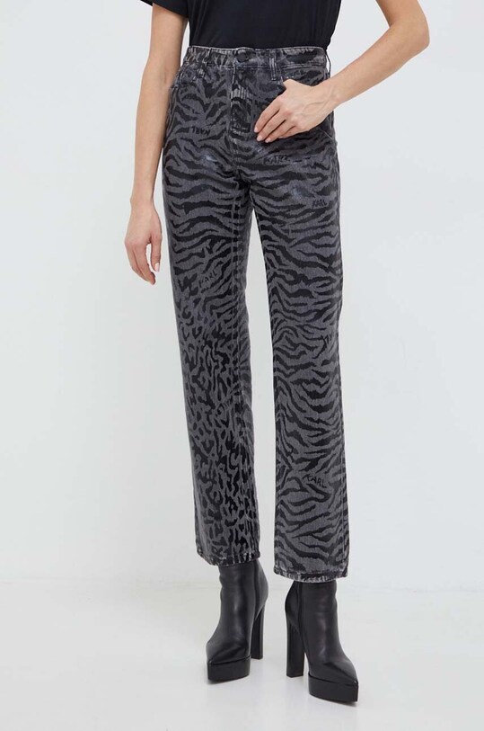 Karl Lagerfeld jeansy szary 240W1102