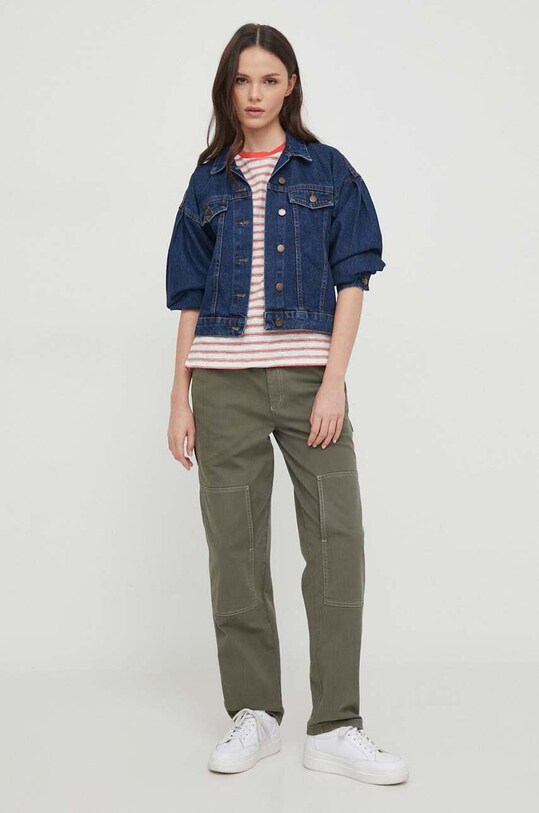 Pepe Jeans pantaloni Betsy PL211692 verde SS24